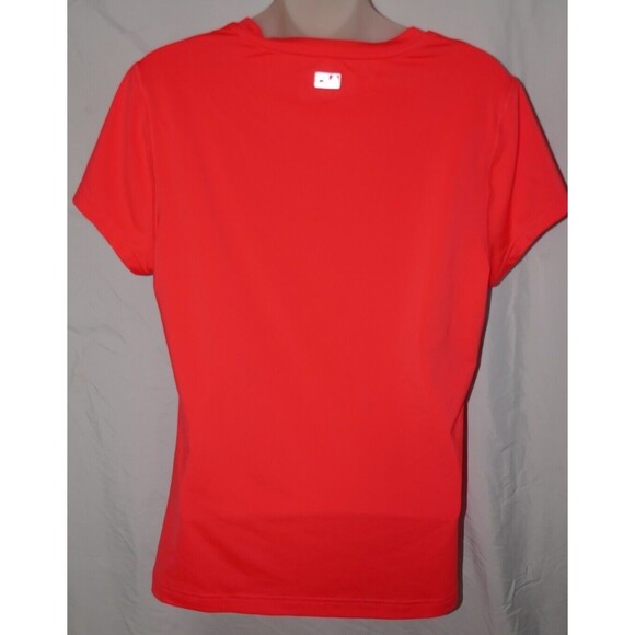 Fila Sport Performance Bright Pink Abstract Print Short Sleeve L Athletic Top - Picture 7 of 10